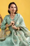 KF 624 Kalaai Viscose Chanderi Kurti With Bottom Dupatta Exporters In India